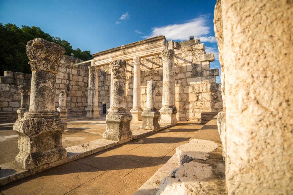 Ruins of a synagogue in Capernaum
